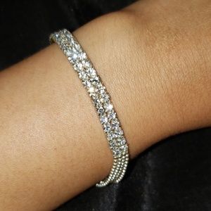 Classy Double band tennis bracelet
